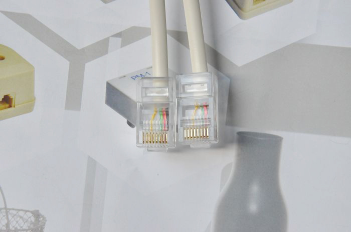 【供应直通头 电话机直通头 RJ11 网络直通 一分二】价格,厂家,图片,其他布线产品,深圳市中科智讯科技-